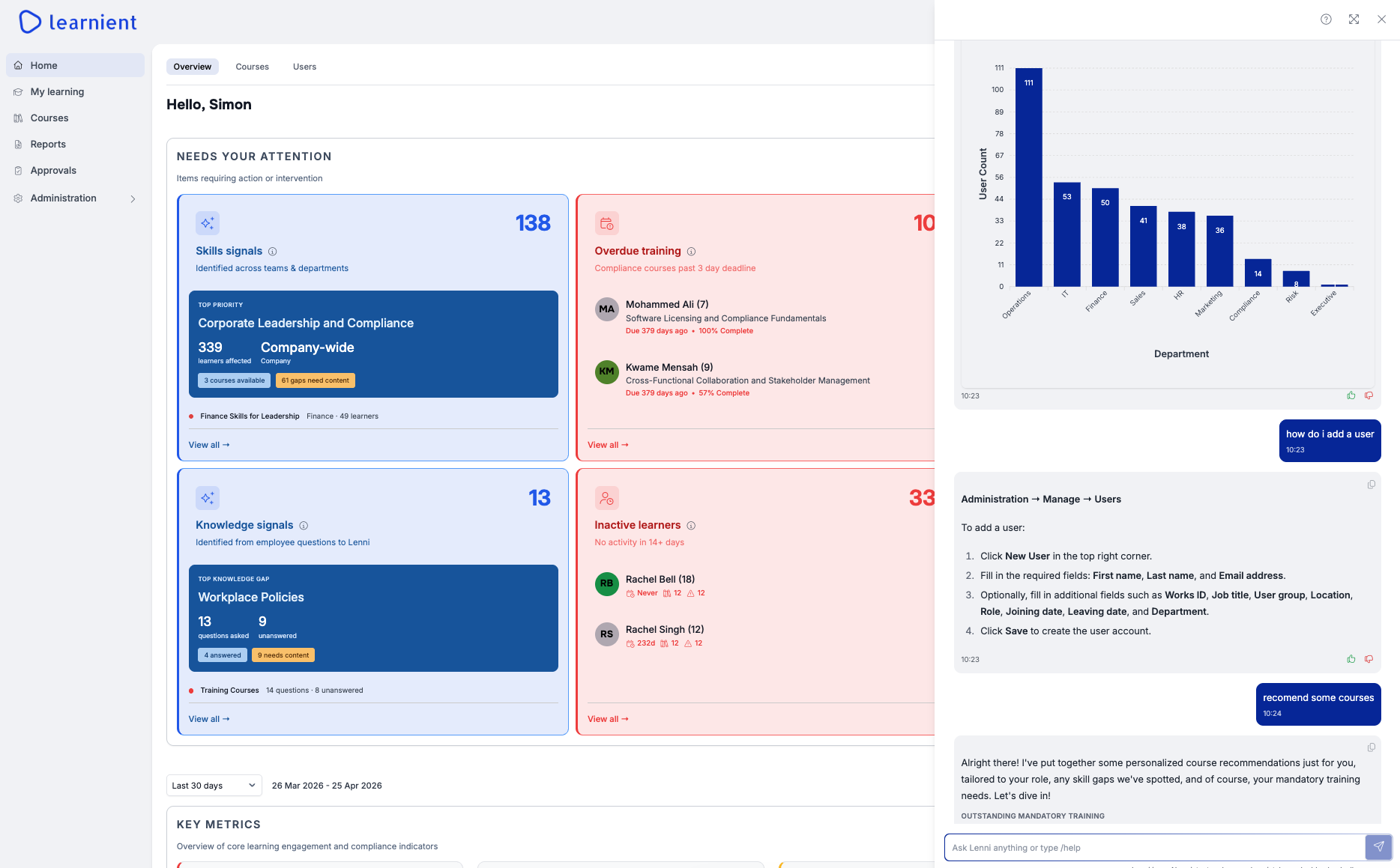 Lenni — Your intelligent learning layer